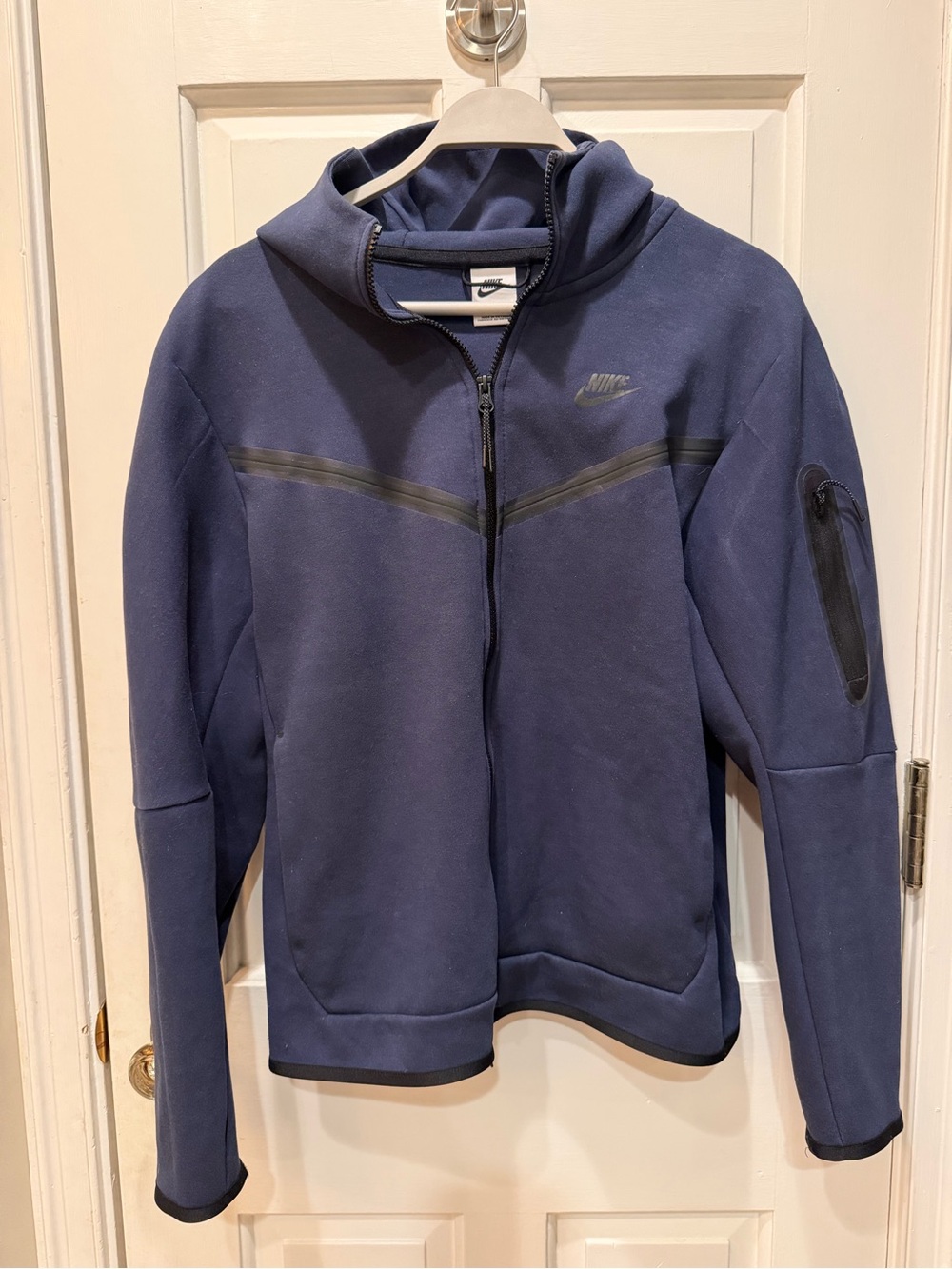 Nike Sportswear Fleece Full Zip Hoodie, Size M- Dark Blue (CU4489410)